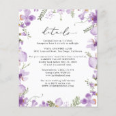 Begroting helemaal in één Lila weddenschap (Achterkant)