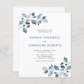 Begroting helemaal in één mosterd Blue Eucalyptus (Voorkant / Achterkant)