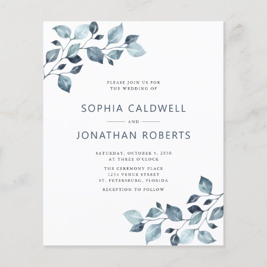 Begroting helemaal in één mosterd Blue Eucalyptus (Voorkant)