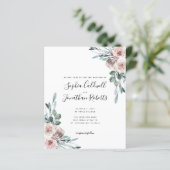 Begroting helemaal in één mosterd roze rozen bruil (Staand voorkant)