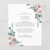 Begroting helemaal in één mosterd roze rozen bruil (Achterkant)