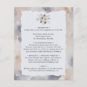 Begroting helemaal in één mosterd roze rozen bruil (Achterkant)