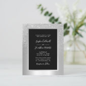 Begroting helemaal in één Silver Foil Wedding Uitn (Staand voorkant)