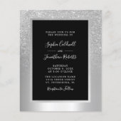 Begroting helemaal in één Silver Foil Wedding Uitn (Voorkant)