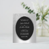 Begroting helemaal in één Silver Foil Wedding Uitn (Staand voorkant)