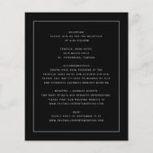 Begroting helemaal in één Silvery Eucalyptus Weddi Flyer (Achterkant)