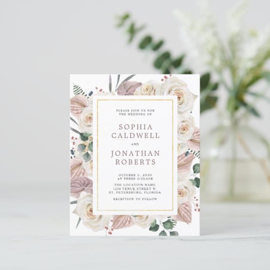 Begroting helemaal in één witte weddenschap (Staand voorkant)