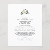 Begroting helemaal in één witte weddenschap (Achterkant)