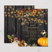 Begroting herfst baby shower gender onthullen uitn (Voorkant / Achterkant)