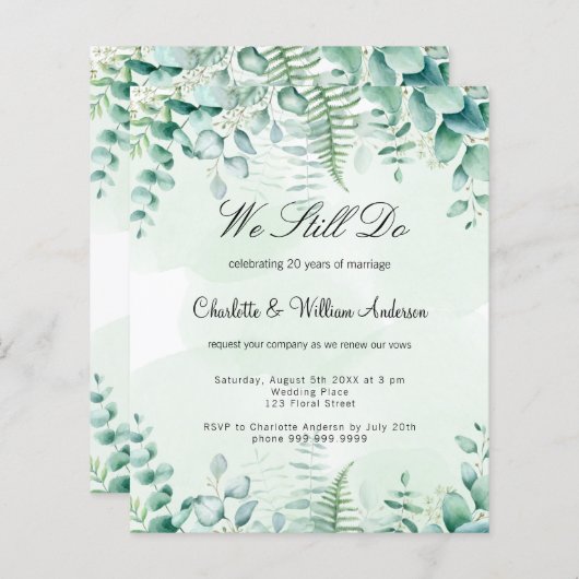 Begroting hernieuwing uitnodiging voor griffie euc (Voorkant / Achterkant)