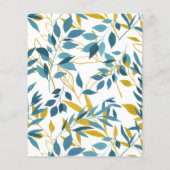 Begroting Het is tweeling! Uitnodiging baby shower Flyer (Achterkant)