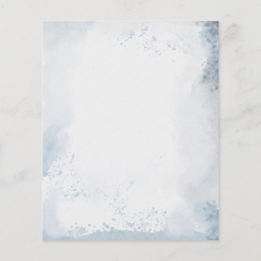 Begroting Het is Twins. Puppy Waterverf Baby showe (Achterkant)