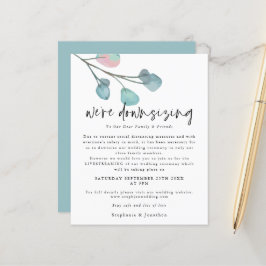 Begroting Het Manuscript Eucalyptus Wedding Downsi