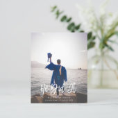 BEGROTING Hij deed het Moderne Afstudeerder (Staand voorkant)