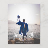 BEGROTING Hij deed het Moderne Afstudeerder (Voorkant)