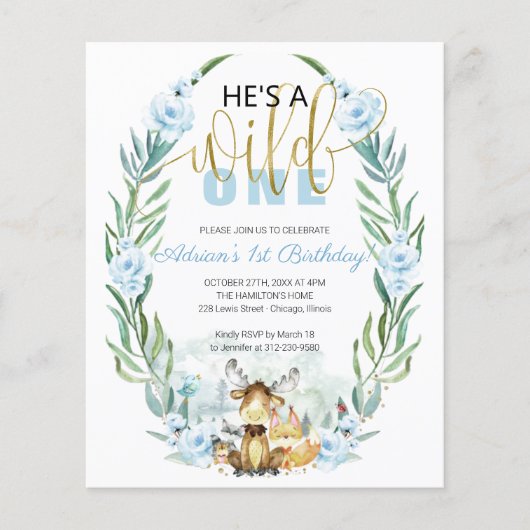 Begroting Hij is een eerste uitnodiging van de eer (Voorkant)