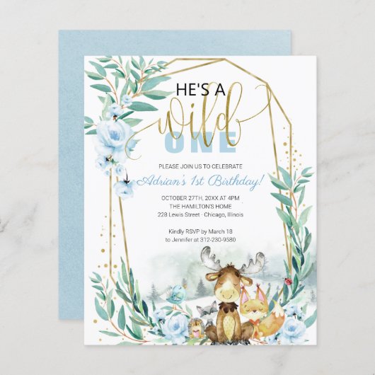 Begroting Hij is een eerste uitnodiging van de eer (Voorkant / Achterkant)