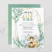 Begroting Hij is een eerste uitnodiging van één da (Voorkant / Achterkant)