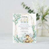 Begroting Hij is een eerste uitnodiging van één da (Staand voorkant)