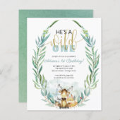 Begroting Hij is een eerste uitnodiging van één da (Voorkant / Achterkant)