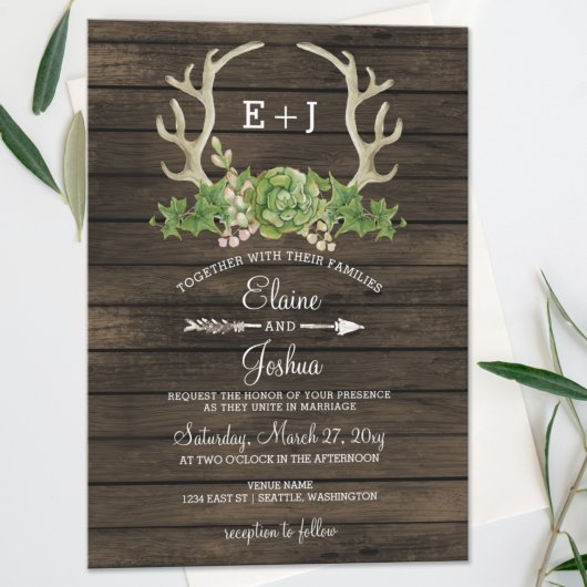 Begroting Hout Succulent Antlers Weddenschap