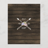 Begroting Hout Succulent Antlers Weddenschap (Achterkant)