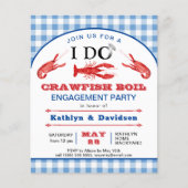 BEGROTING I DO Verloving Crawfish Party Invision (Voorkant)