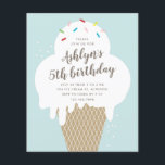 Begroting Ice Cream Kids Birthday Party - uitnodig<br><div class="desc">Een leuk verjaardagsfeest voor kinderen, met handgetekende ijskegel en regenboogsproinkles. Alle tekst kan worden bewerkt, zodat u het lettertype, de kleur, de plaatsing en de formulering kunt wijzigen om deze uitnodigingssuite aan uw behoeften te onderwerpen. U kunt de achtergrondkleur ook gemakkelijk wijzigen om het thema of het geslacht van uw...</div>
