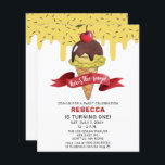 Begroting Ice crème, uitnodiging voor geboorte<br><div class="desc">Budget Fun Ice crème,  Birthday-uitnodiging</div>