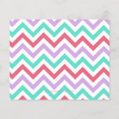 Begroting Ice crème, uitnodiging voor geboorte (Achterkant)