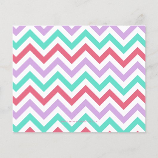 Begroting Ice crème, uitnodiging voor geboorte (Achterkant)