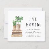 Begroting Ik heb Boho Planten Moving Announcement  (Voorkant)