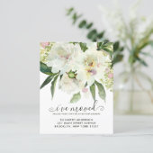 Begroting ik heb Floral Botanical Peony Moving (Staand voorkant)