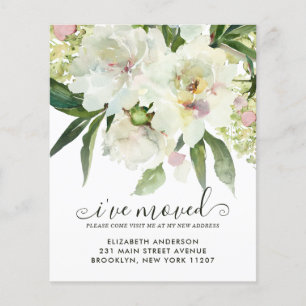 Begroting ik heb Floral Botanical Peony Moving