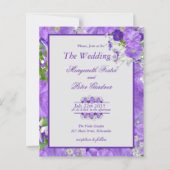 Begroting in één bloem en Paars Lijst (Voorkant)