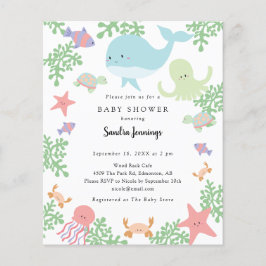 Begroting in het kader van het Baby shower van de 