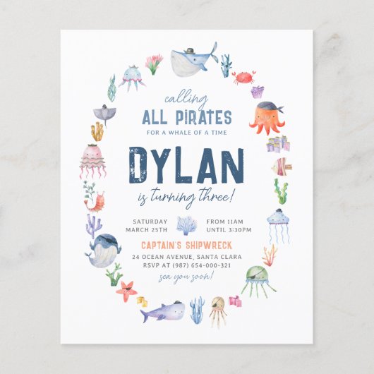 Begroting in het kader van het Zee Ocean Boys Pira (Voorkant)