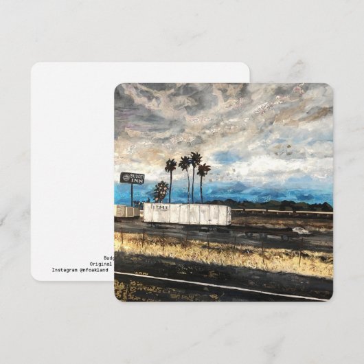 Begroting in Tulare Bedankkaart (Voorkant / Achterkant)