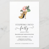 Begroting ingericht op 40 Floral Gold Heels van za (Voorkant)