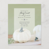 BEGROTING INVITATIES - ELK EVENEMENT - Herfstpompo (Voorkant)