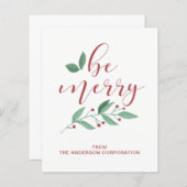 Begroting is een eenvoudige zakelijke feestdag (Voorkant / Achterkant)