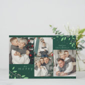 Begroting is een groengroene botanische foto-holid (Staand voorkant)