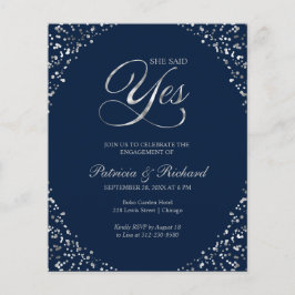 Begroting: ja uitnodiging van de Engagement Party