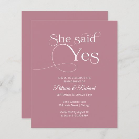 Begroting: ja, uitnodigingen van de Partij van de  (Voorkant / Achterkant)