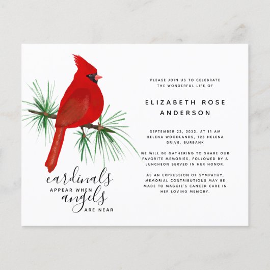 BEGROTING Kardinale viering van het levensonderhou (Voorkant)