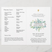 BEGROTING Katholieke Huwelijksbruiloft Nuptiale Mi Flyer (Voorkant)