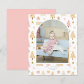 BEGROTING kerstboom Roze foto aangepast (Voorkant / Achterkant)