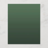 Begroting kerstboomfeest Groene feestdag uitnodigi (Achterkant)