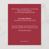 Begroting kerstboomkaars Verplaatsen vakantiekaart (Achterkant)