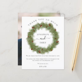 Begroting kerstcadeau weddenschap bedankt